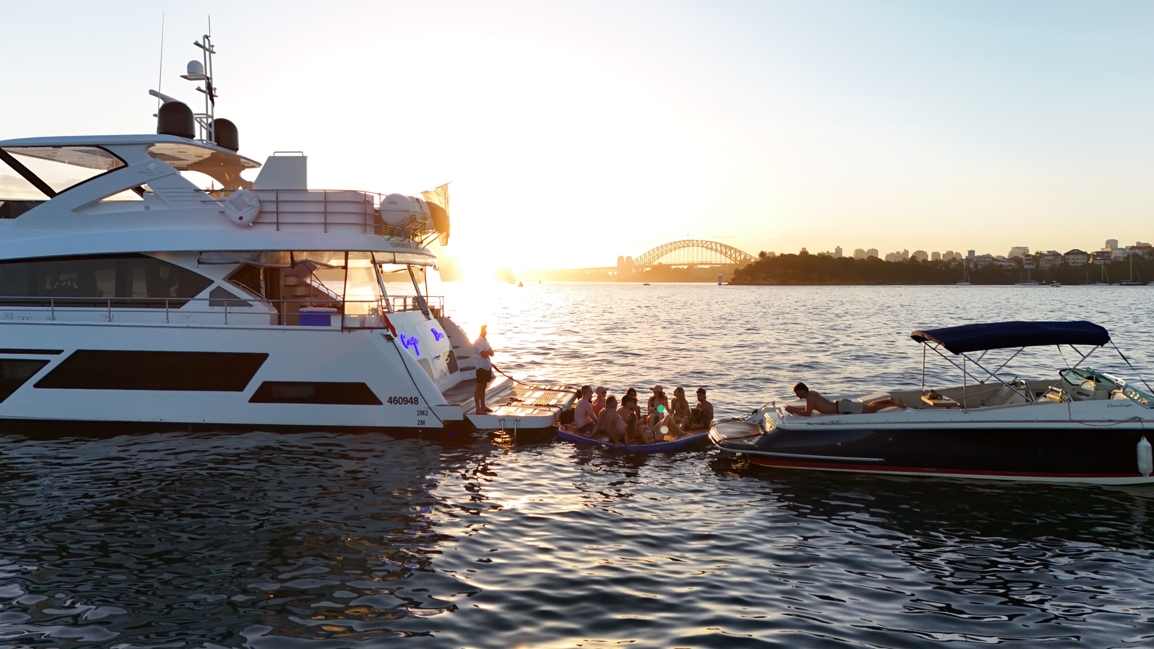 Sunset on Sydney Harbour