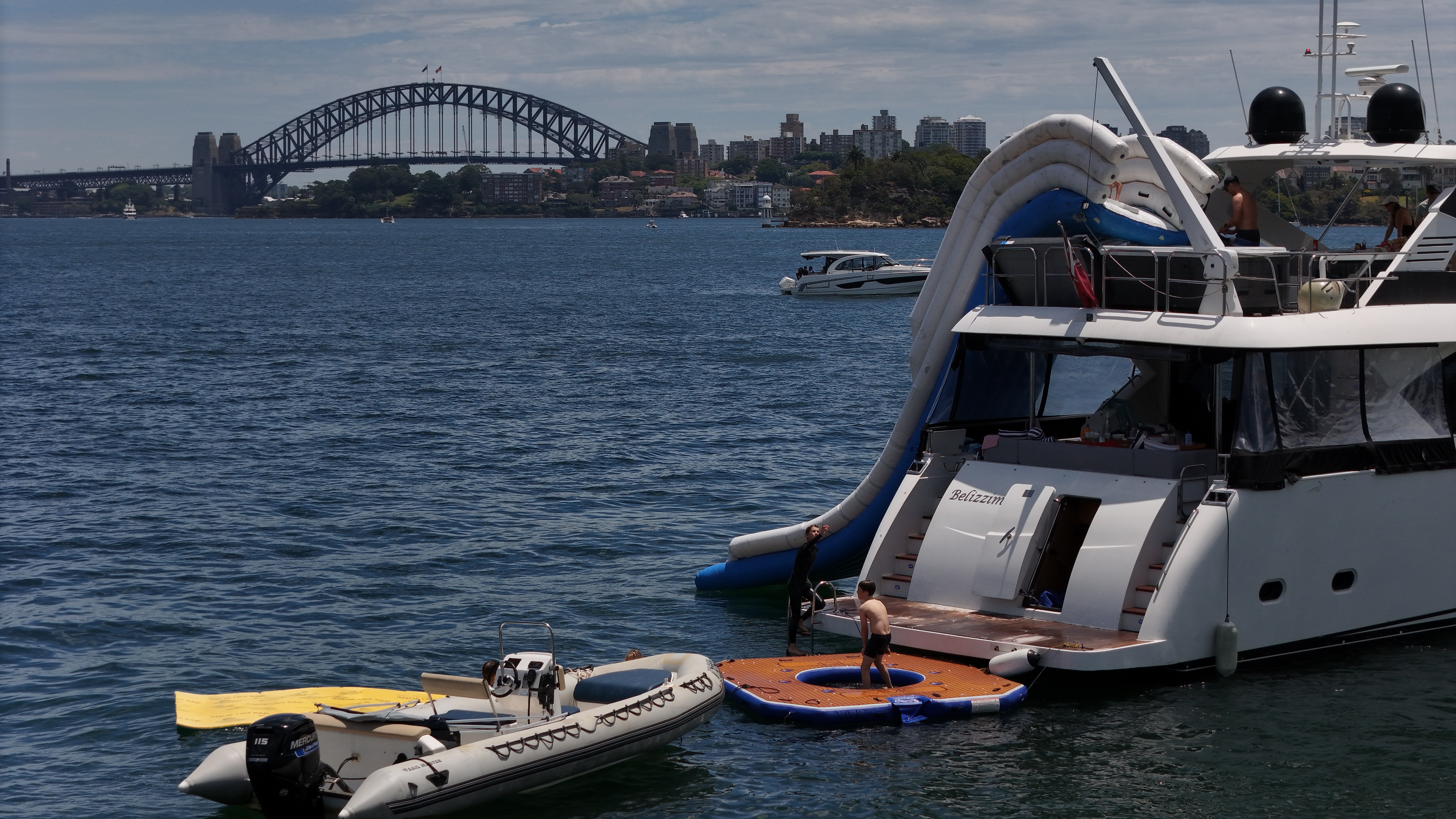 Inflatable Yacht Slide